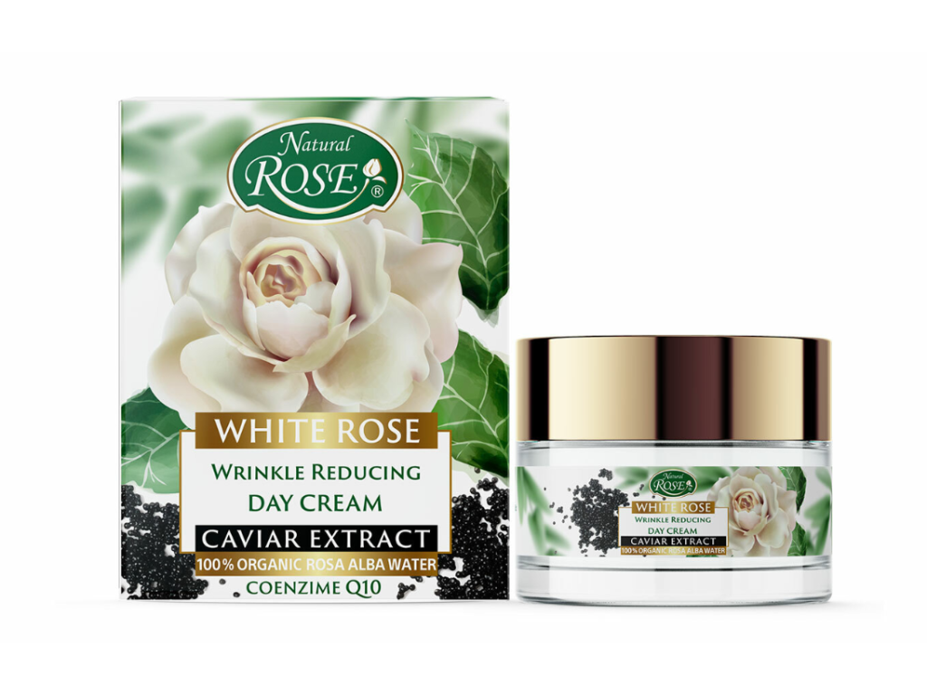 WHITE ROSE anti-wrinkle denní krém s kaviárovým extraktem, 50 ml