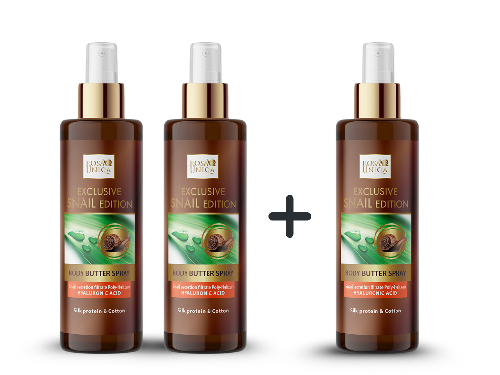 Set 2 + 1 zdarma EXCLUSIVE SNAIL EDITION tělové máslo
