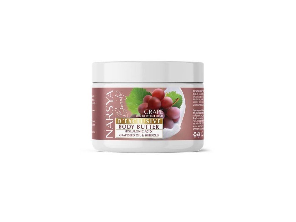 NARSYA BEAUTY GRAPE D EXCLUSIVE tělové máslo, 350 ml