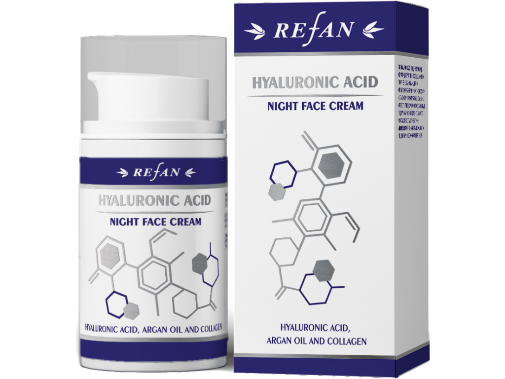 REFAN HYALURONIC ACID noční krém, 50 ml