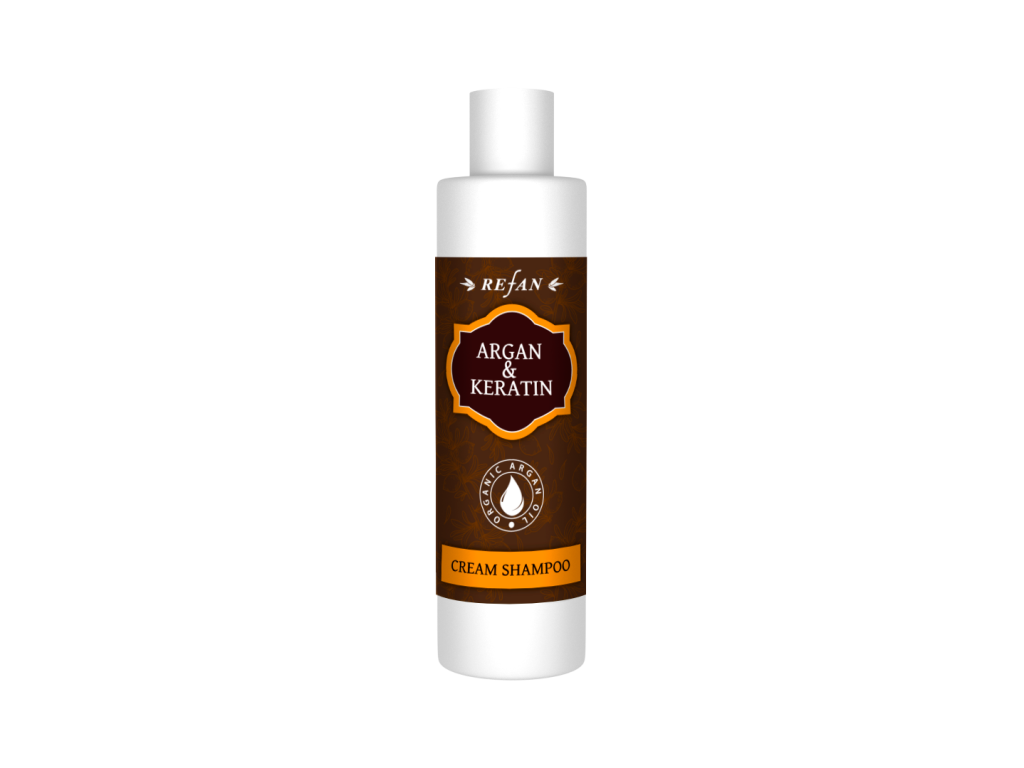 REFAN ARGAN & KERATIN krémový šampón, 250 ml
