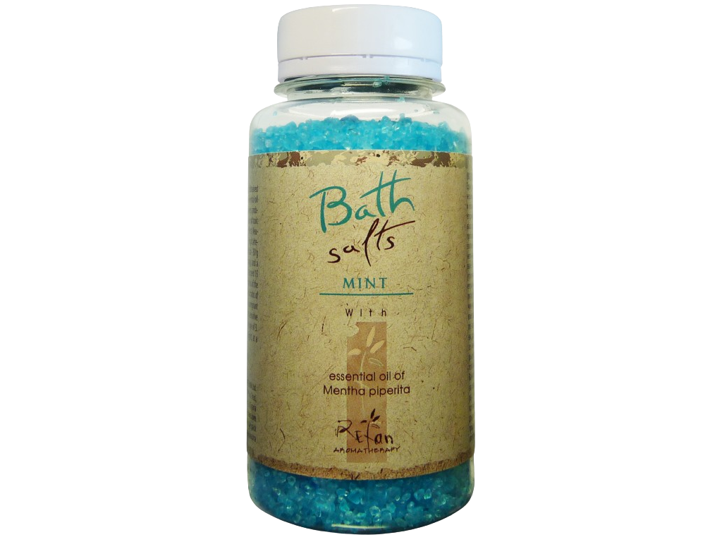 MINT REFAN AROMATHERAPY koupelová sůl, 250 g