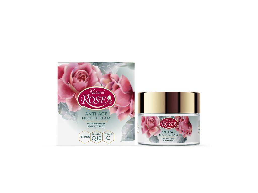 NATURAL ROSE Anti-age noční krém, 50 ml