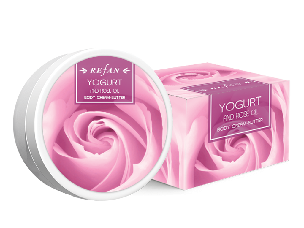 YOGURT AND ROSE OIL tělové krémové máslo, 200 ml