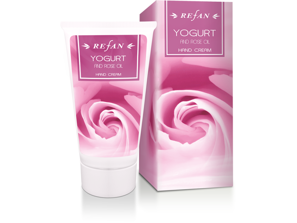YOGURT AND ROSE OIL krém na ruce, 75 ml