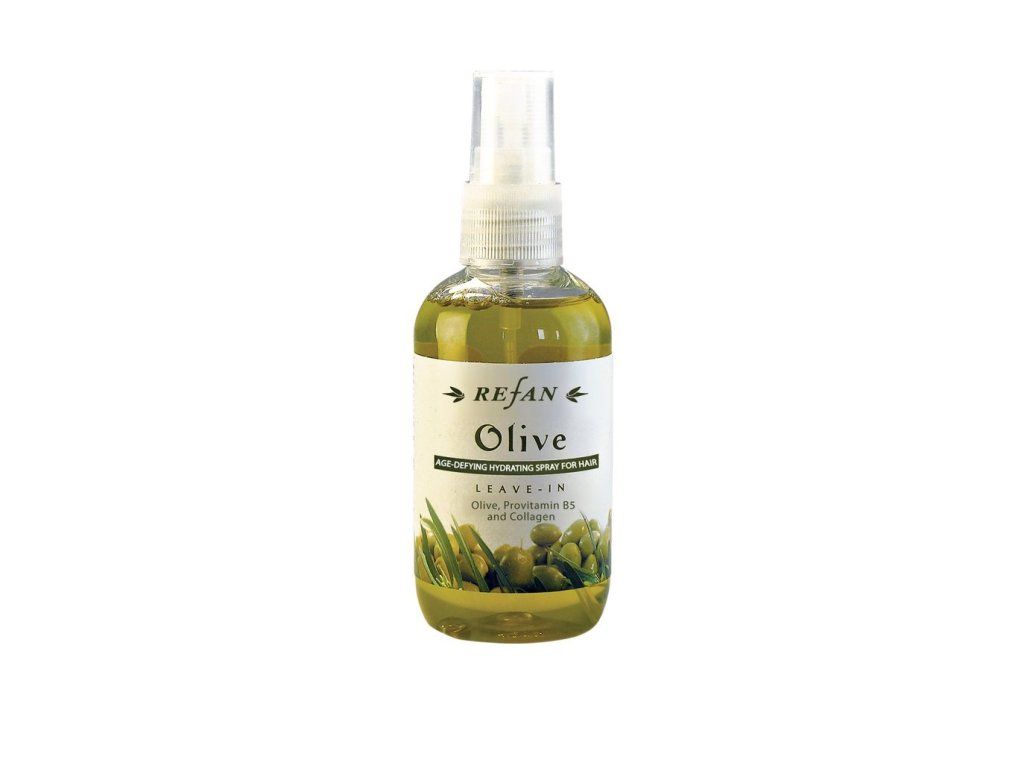 REFAN OLIVE hydratační sprej na vlasy proti stárnutí, 100 ml