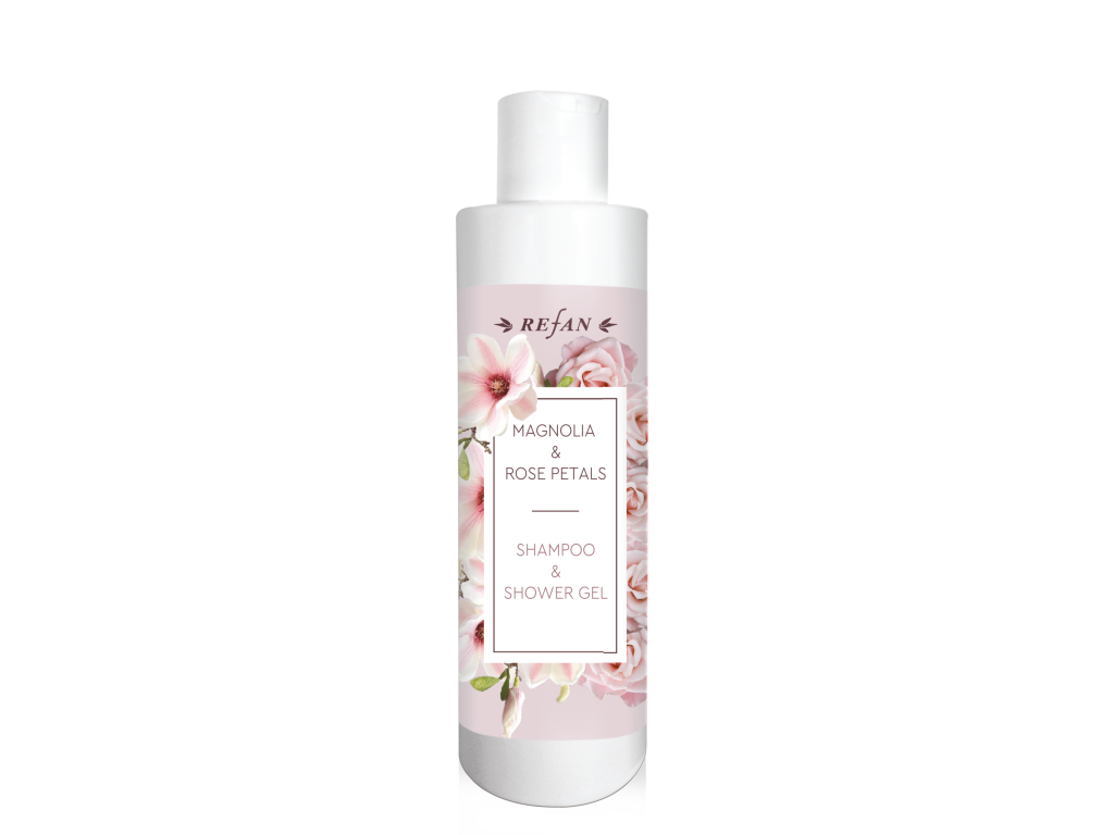 MAGNOLIA & ROSE PETALS šampón a sprchový gel, 250 ml