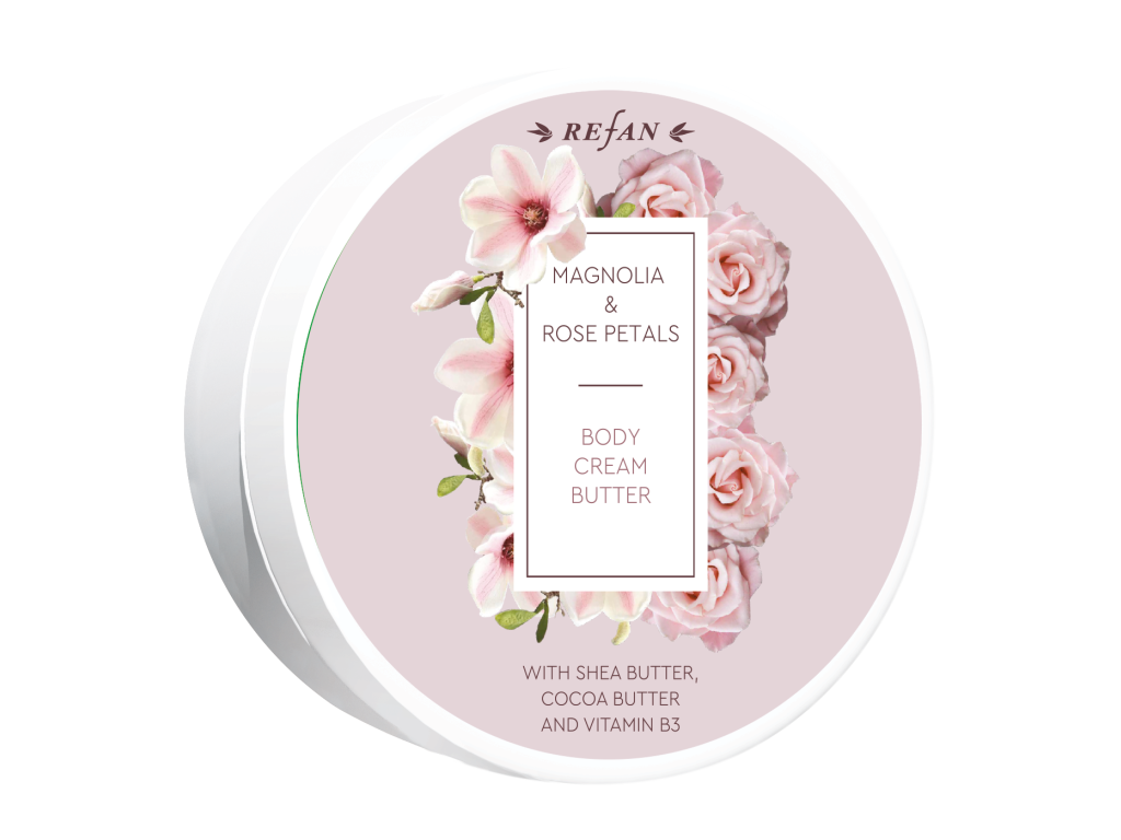 MAGNOLIA & ROSE PETALS tělové krémové máslo, 200 ml