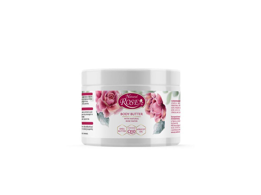 NATURAL ROSE tělové máslo, 350 ml