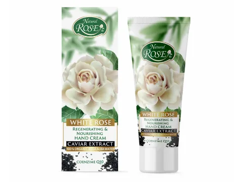 WHITE ROSE Moisturizing & Regenerative krém na ruce, 75 ml