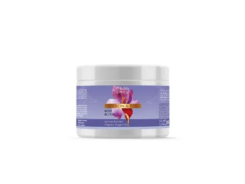 Saffron & Rose tělové máslo, 350 ml