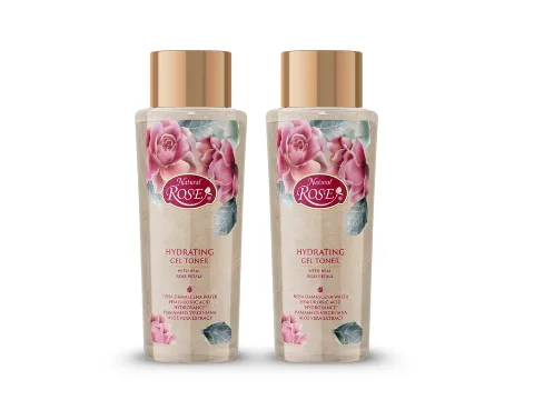 Výhodný set: 2x Hydratační gelové tonikum Natural Rose (2× 375 ml)