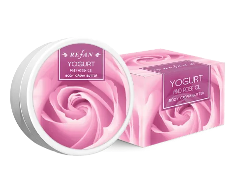 YOGURT AND ROSE OIL tělové krémové máslo, 200 ml