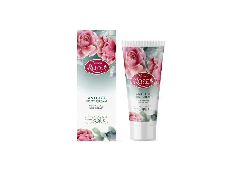 NATURAL ROSE Anti-age krém na nohy, 75 ml