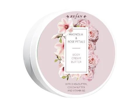 MAGNOLIA & ROSE PETALS tělové krémové máslo, 200 ml