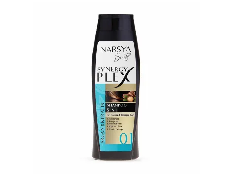 ARGAN + KERATIN SYNERGY PLEX šampon na vlasy 5v1, 450 ml