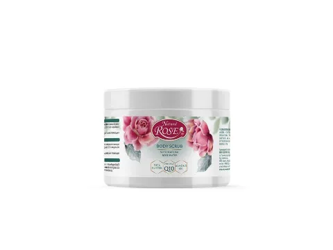 NATURAL ROSE tělový peeling, 350 ml
